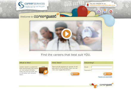 Careers NZ website (Career Quest)