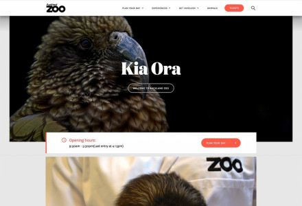 Auckland Zoo Website