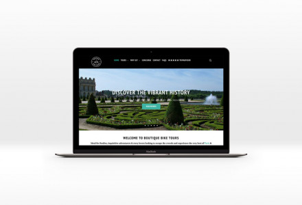 Boutique Bike Tours Website