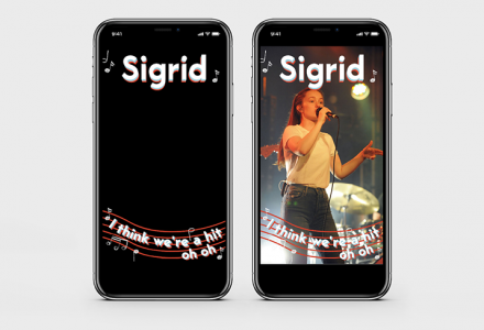 Sigrid Snapchat Filter