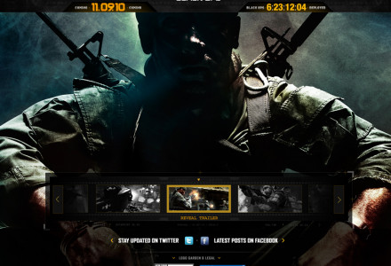 Activision – Call of Duty: Black Ops Website (2012)