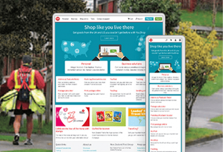 New Zealand Post Responsive Redesign