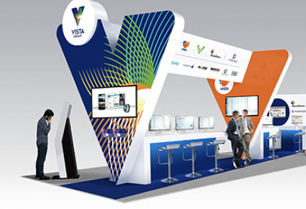 International Exhibition Stand - technical design and illustration